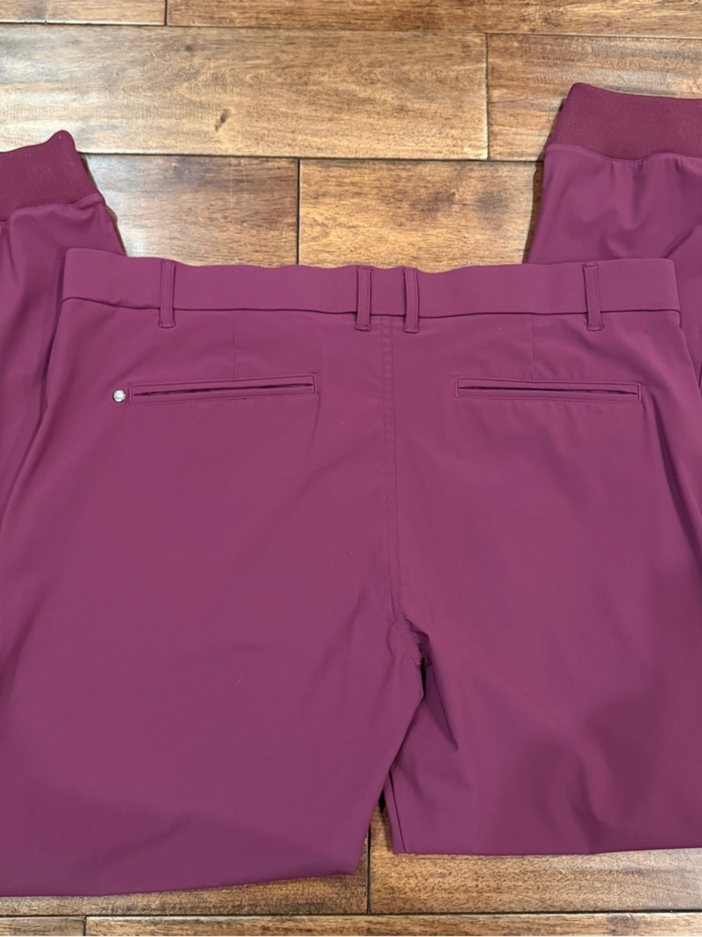 Greyson Montauk Performance Joggers Mens 36 Meadowsweet Burgundy Stretch Golf - Picture 4 of 4